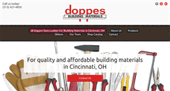 Desktop Screenshot of doppeslumber.net